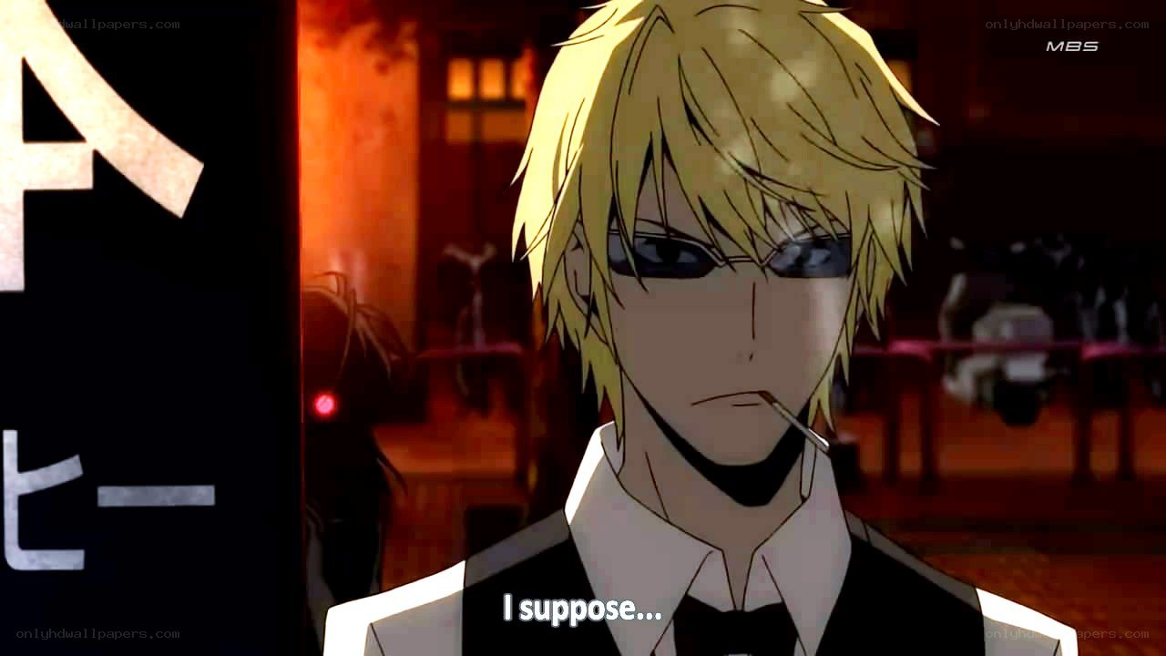 anime character with cigarette