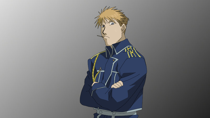 anime character with cigarette