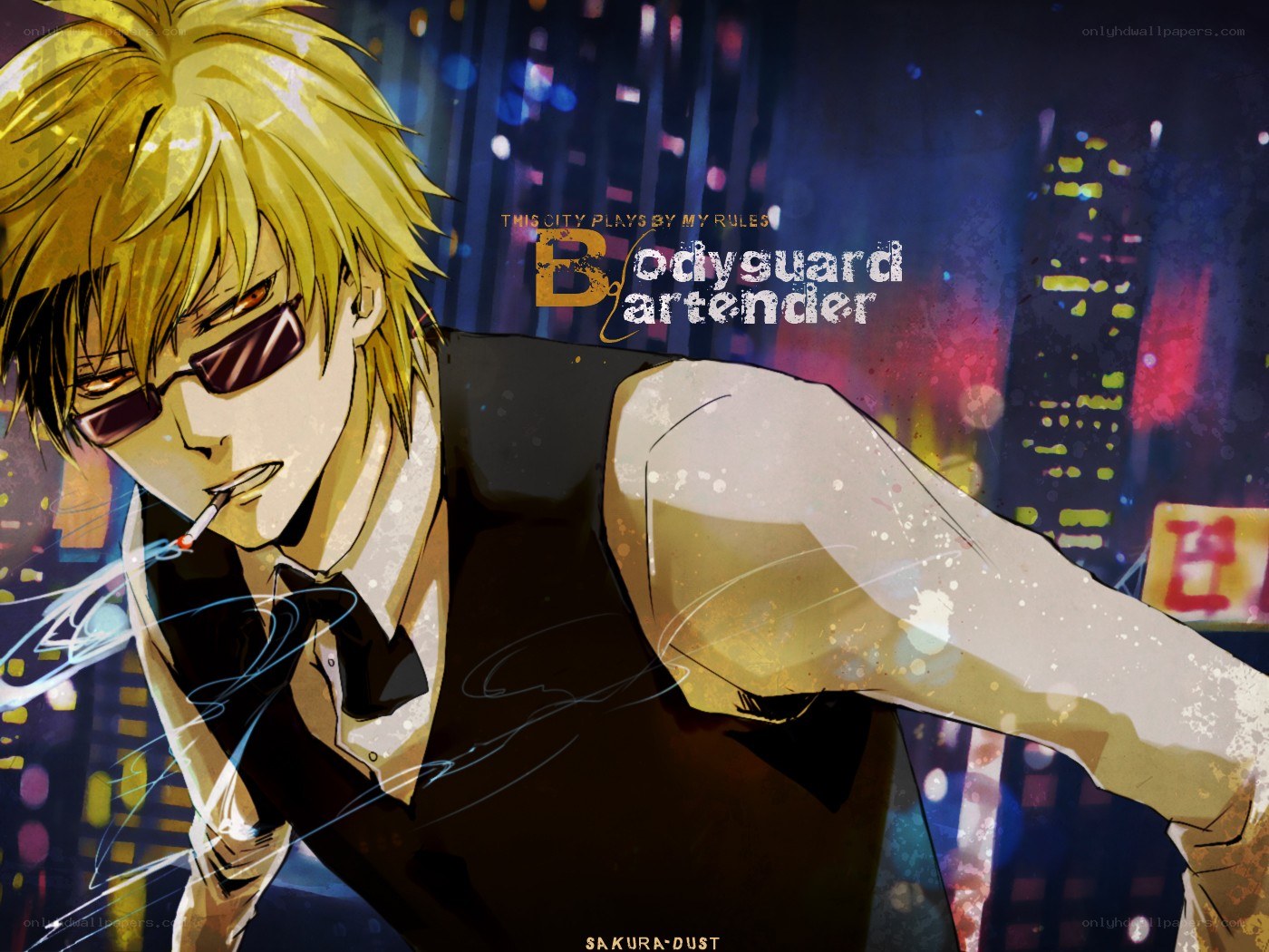 anime character with cigarette