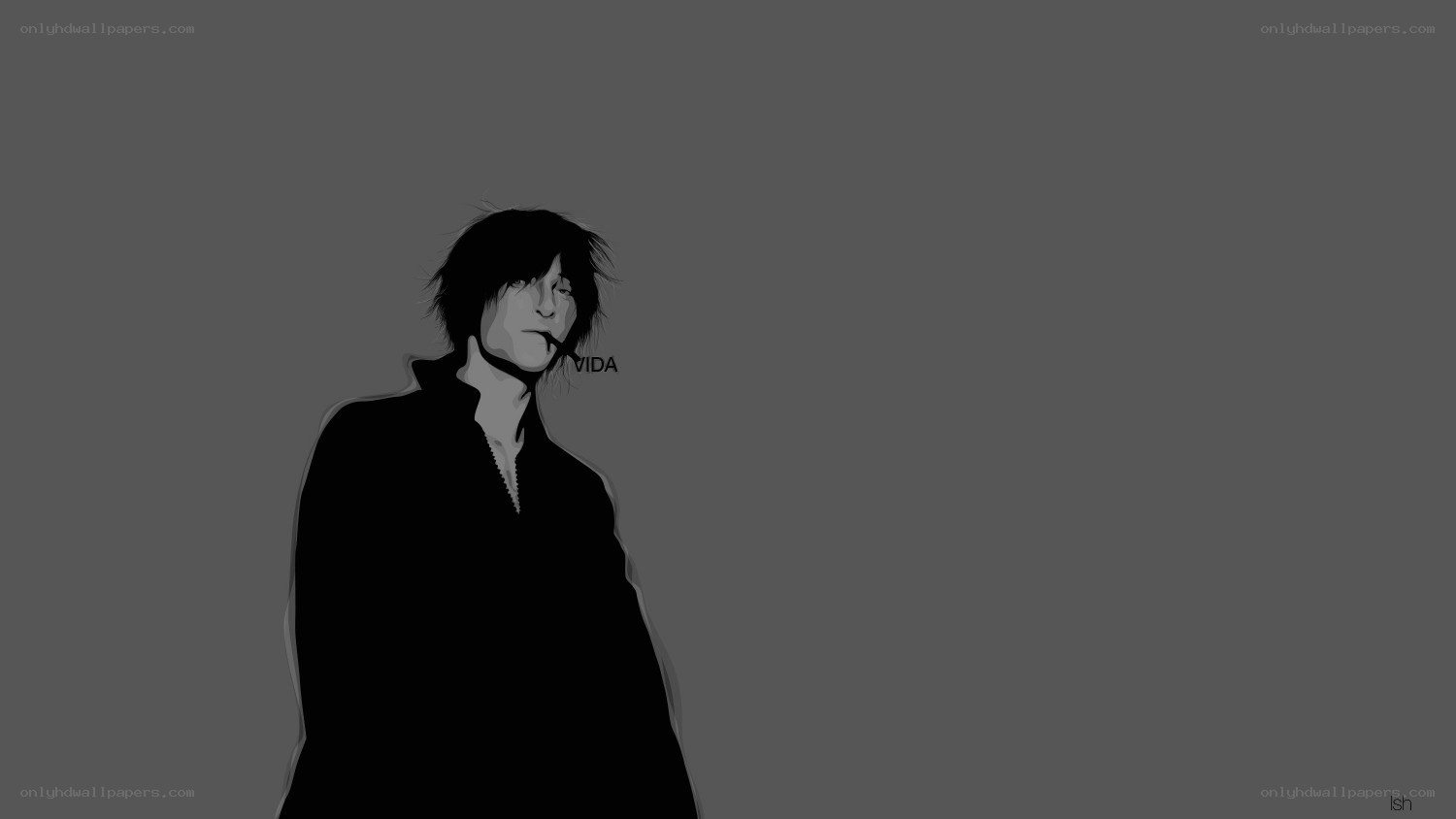anime character with cigarette