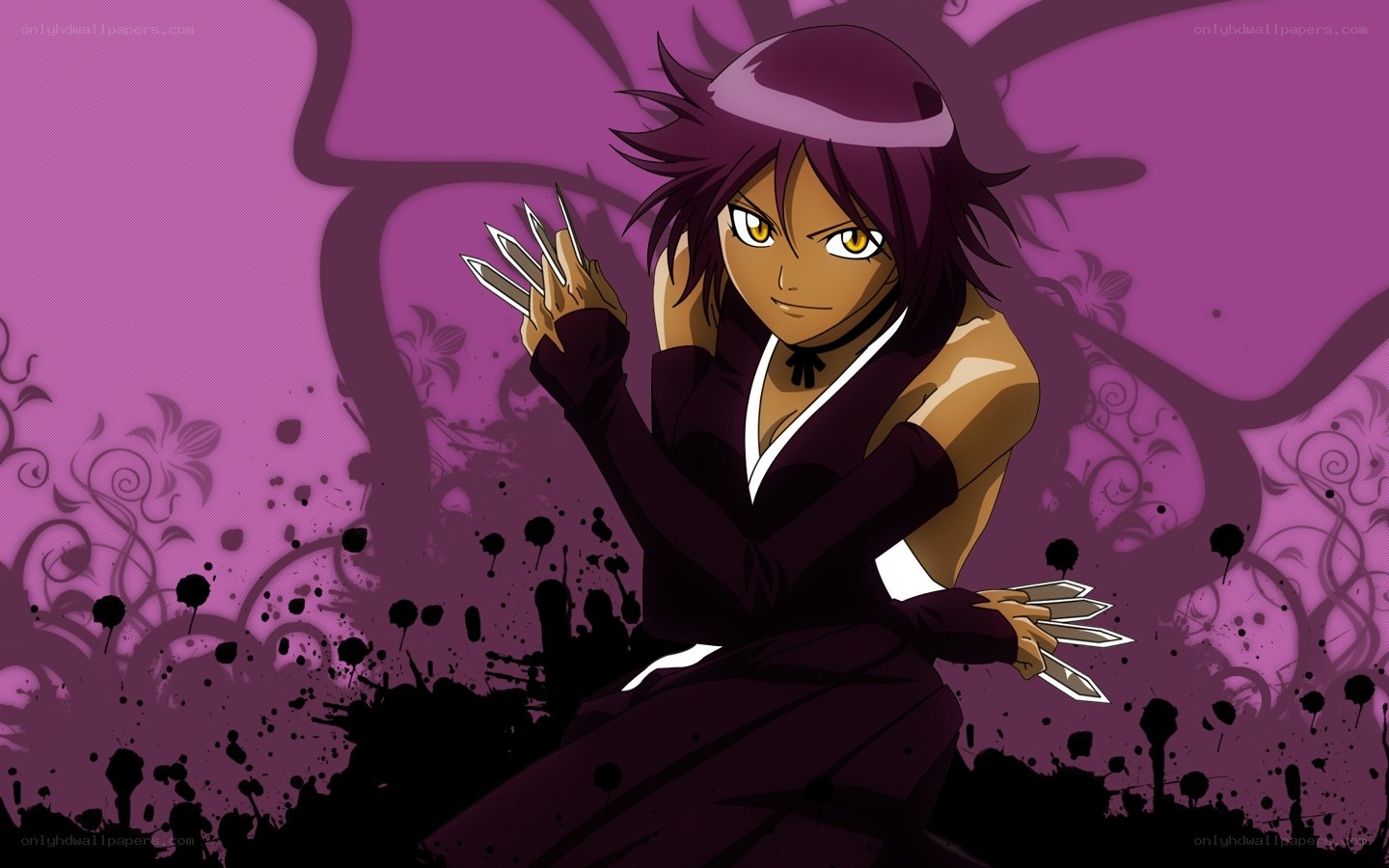 anime character with claws