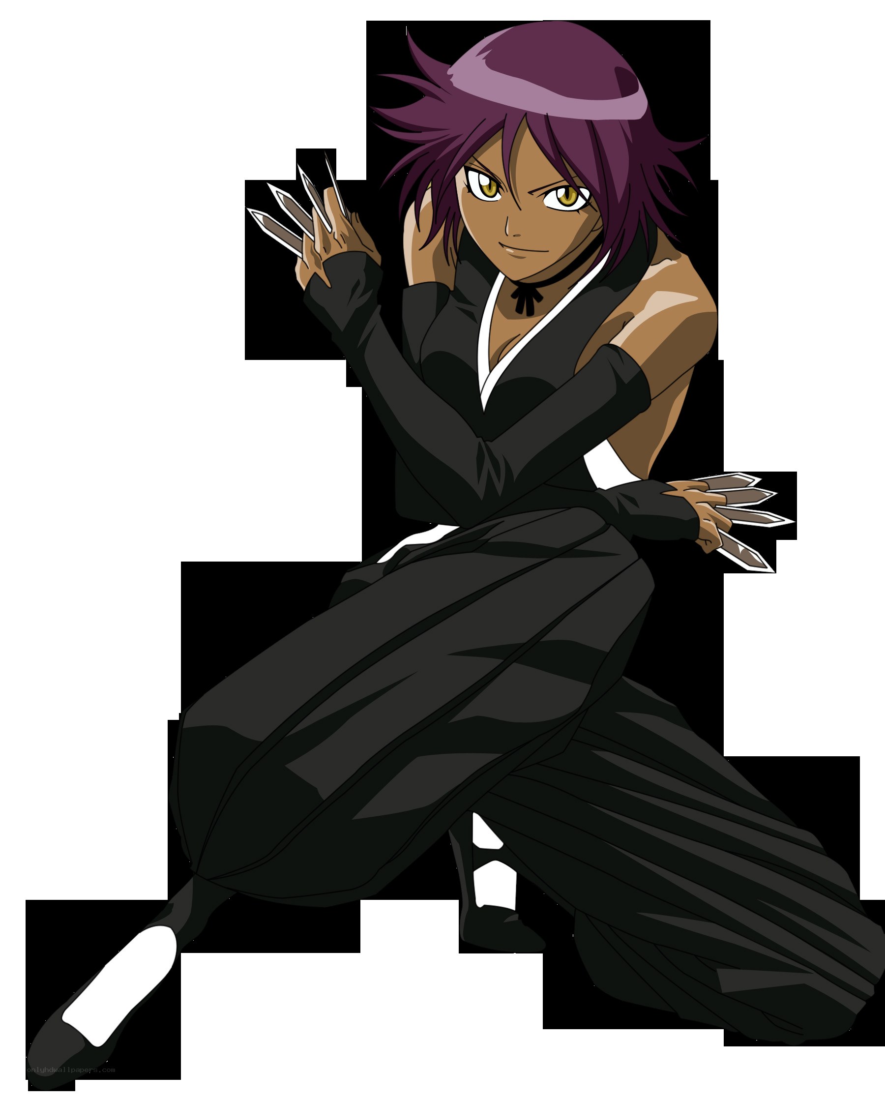 anime character with claws