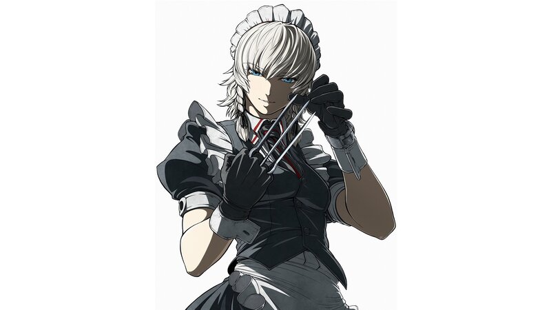Anime Character with Claws — Black, Dramatic, Manga