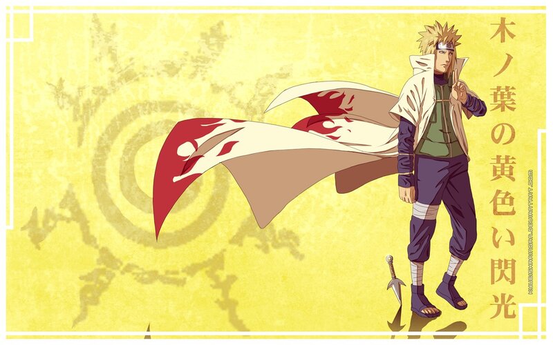 Anime Character with Cloak — Yellow