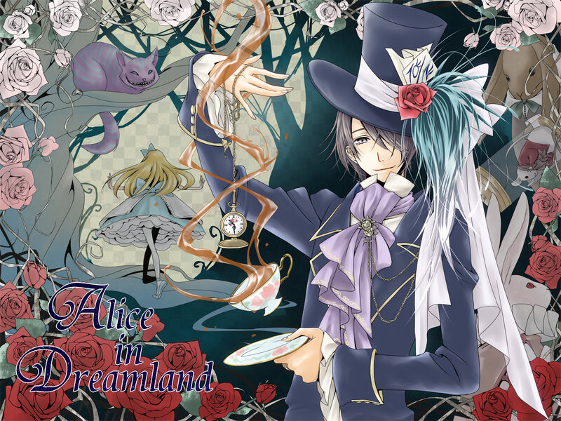 Anime Character with Clock — Blue