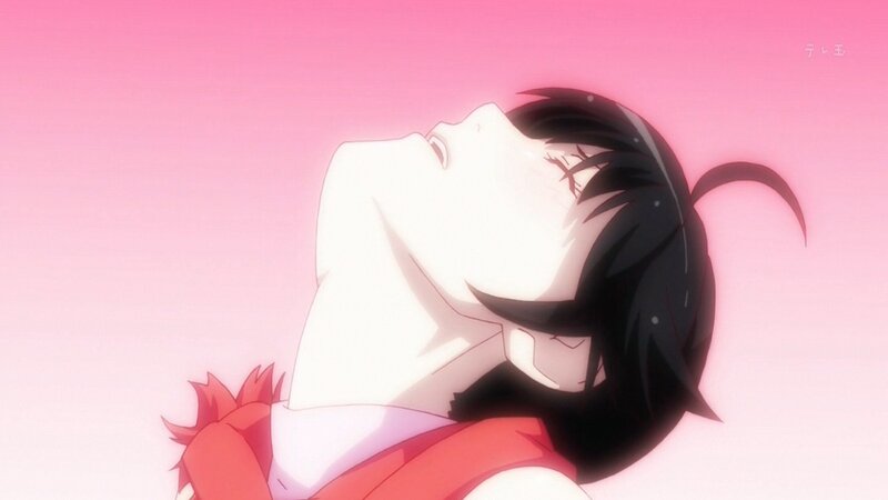 anime character with closed eyes