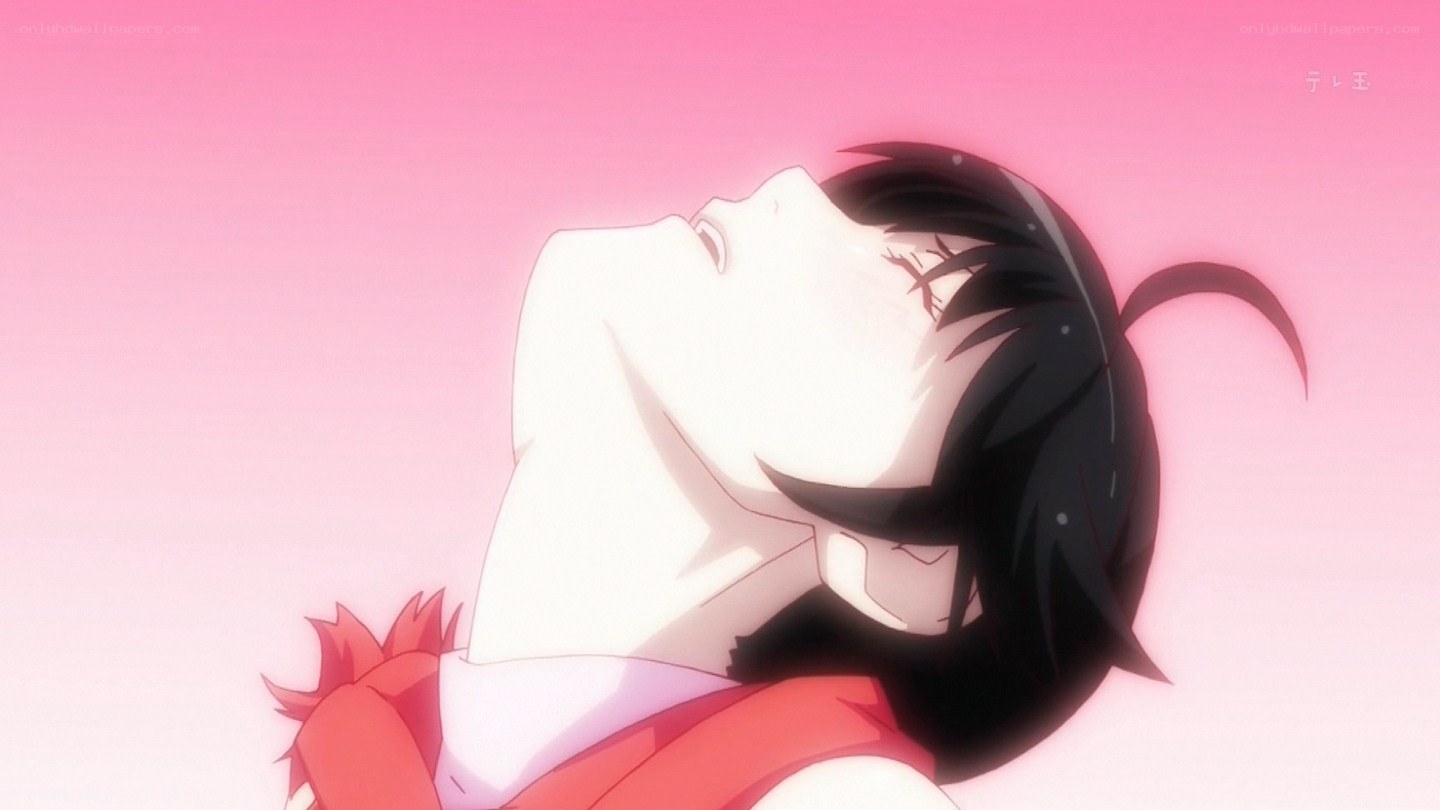 anime character with closed eyes