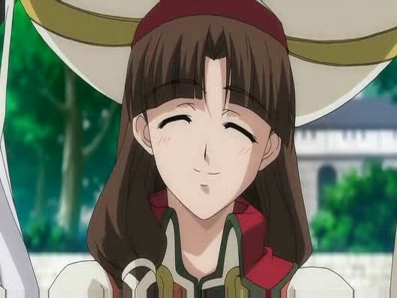 anime character with closed eyes
