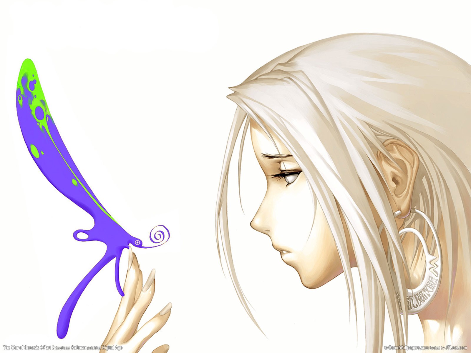 Anime character with colorful creature