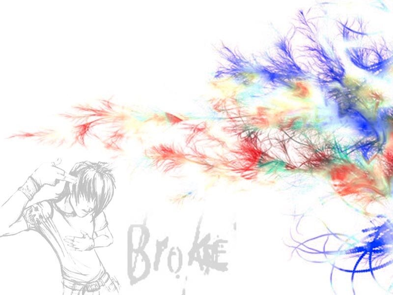 anime character with colorful energy