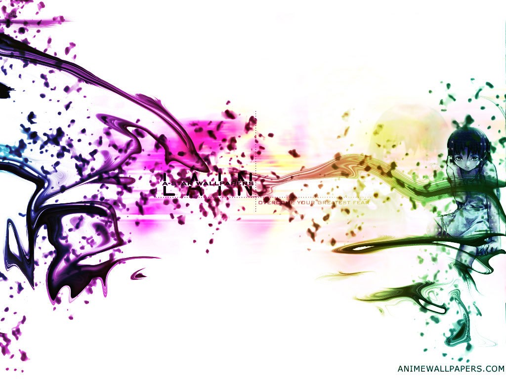 Anime character with colorful splashes