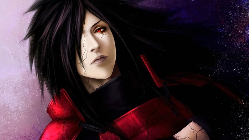 Anime Character with Cracked Skin — Black