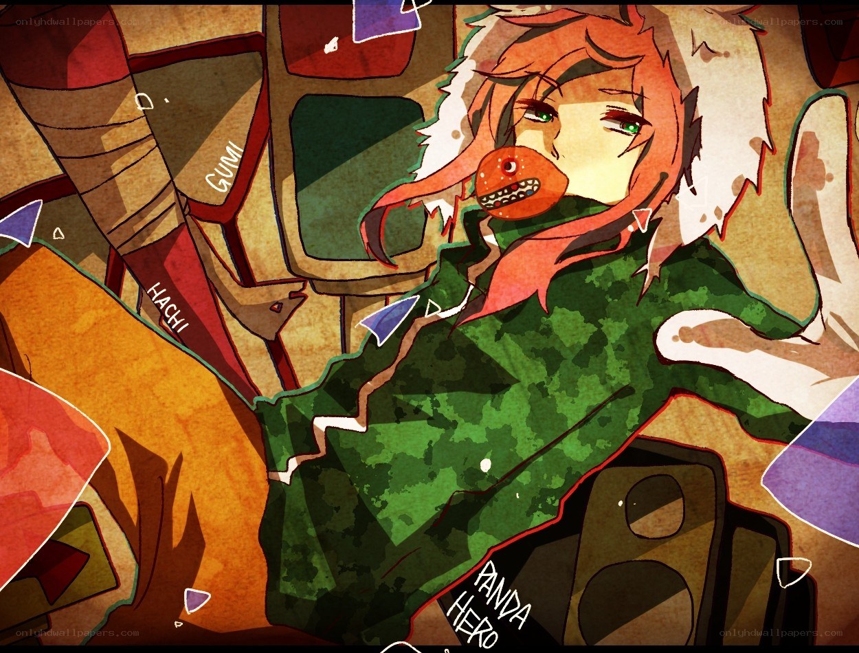 anime character with creature