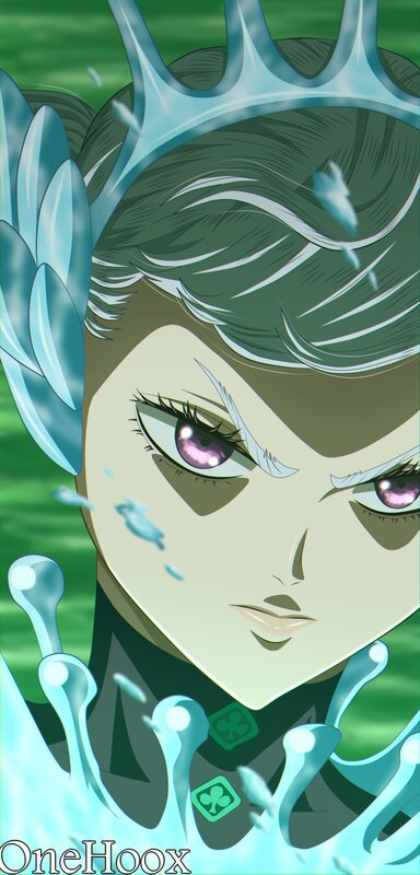 Anime Character with Crown — Green