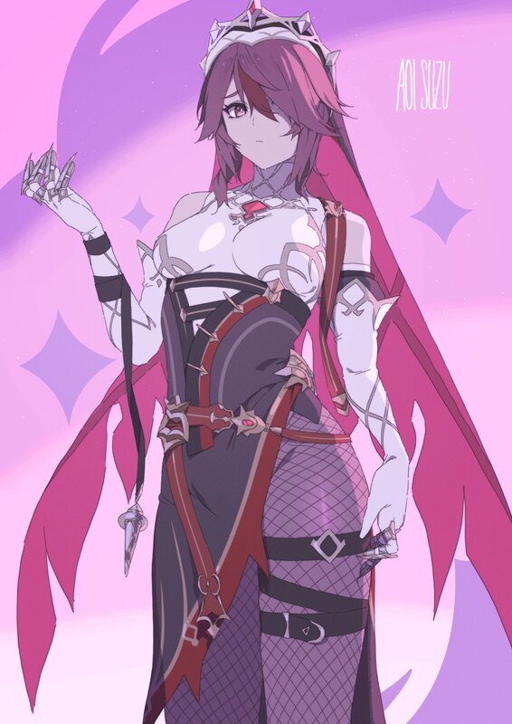 Anime Character with Crown — Pink