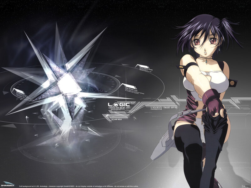 Anime character with crystal unit