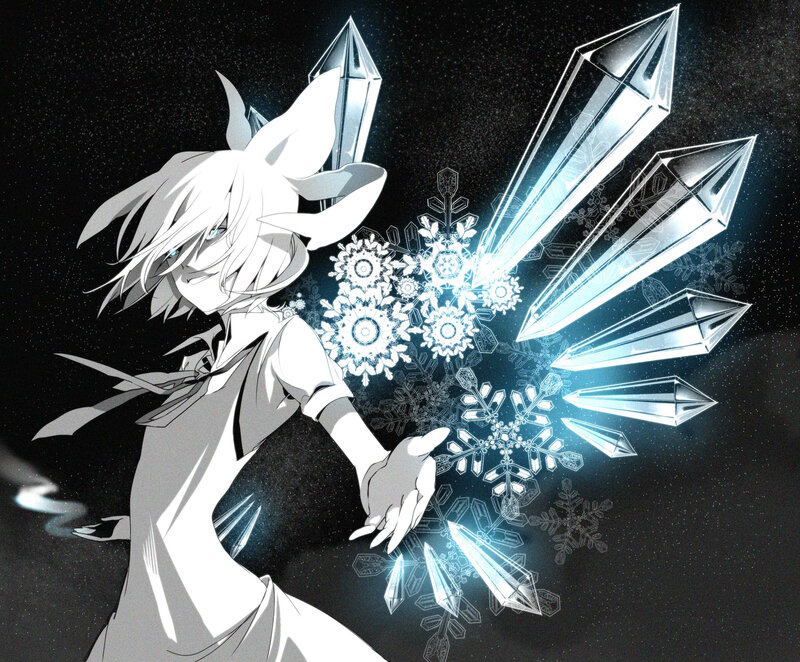Anime Character with Crystals
