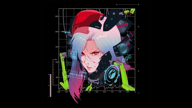 Anime Character with Cybernetics