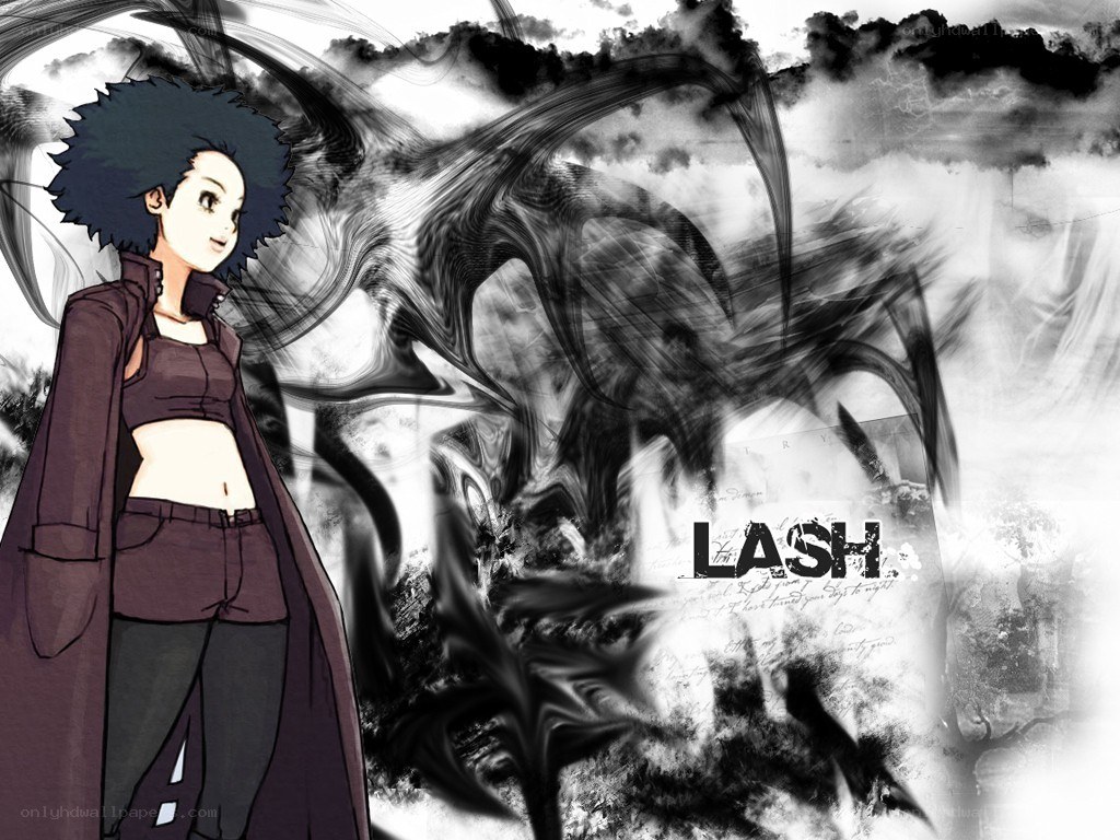 anime character with dark energy