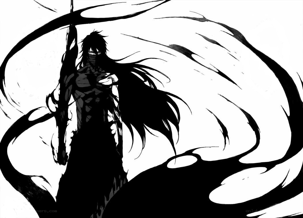 anime character with dark energy
