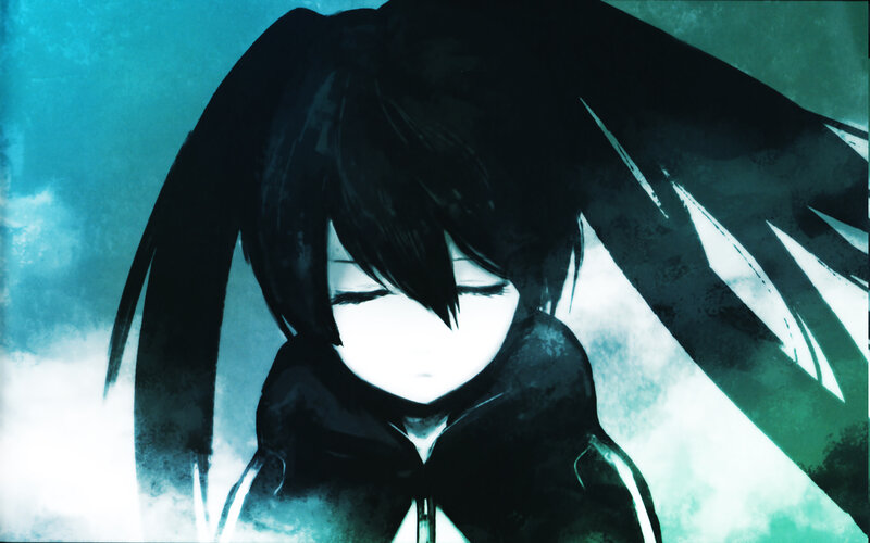 anime character with dark hair