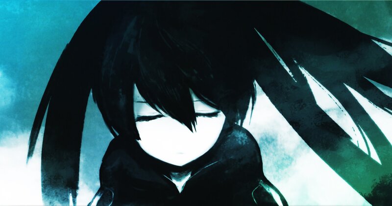 anime character with dark hair