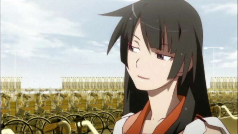 anime character with dark hair