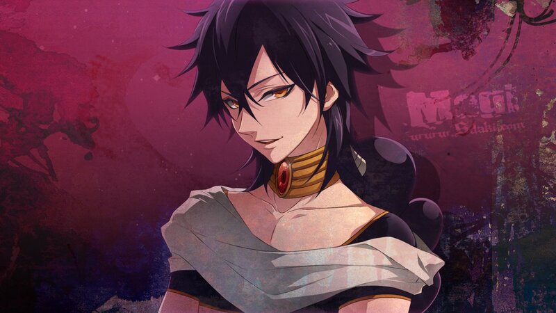 anime character with dark hair
