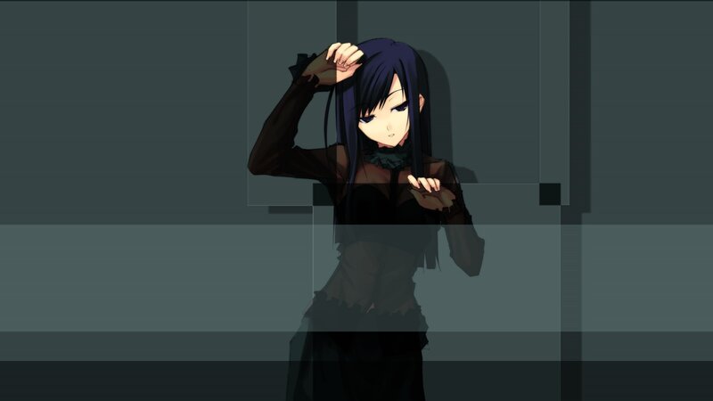 anime character with dark hair