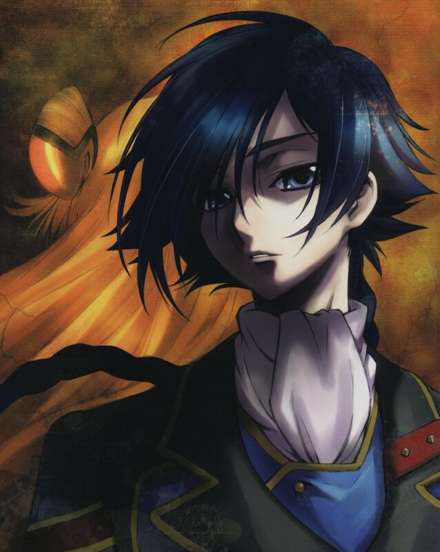 anime character with dark hair