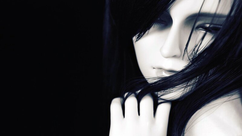 anime character with dark hair