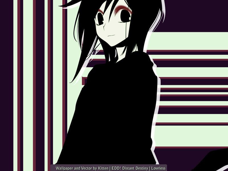 anime character with dark hair