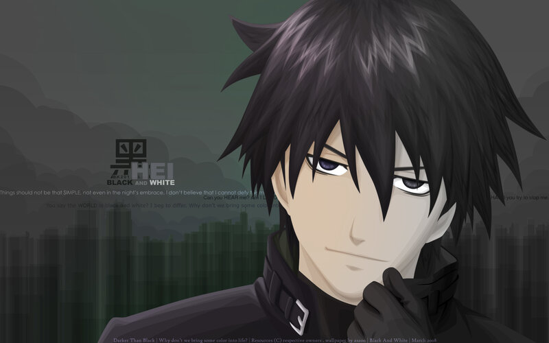 Anime character with dark hair