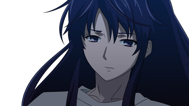 anime character with dark hair