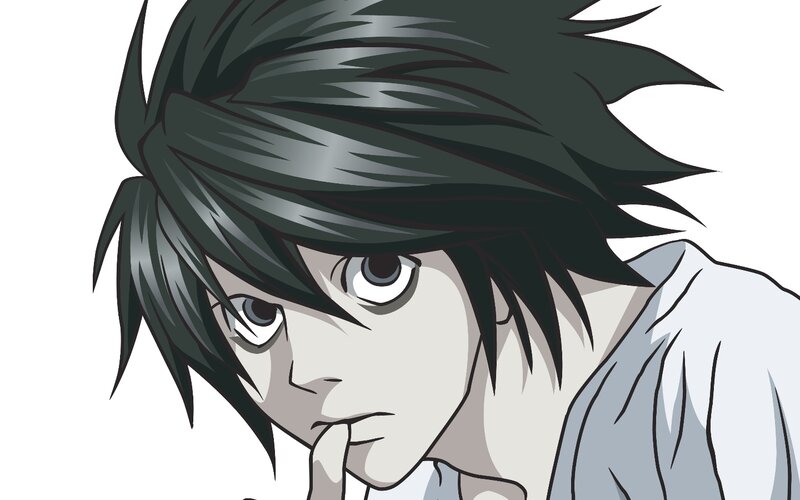 anime character with dark hair