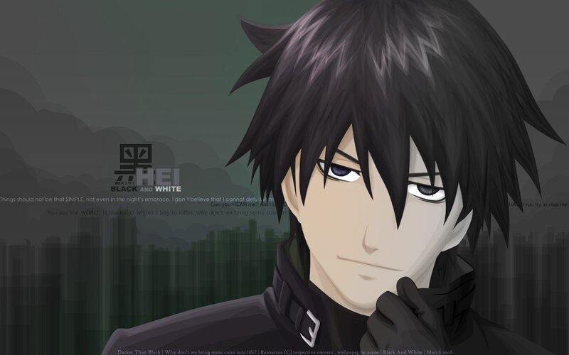 Anime character with dark hair