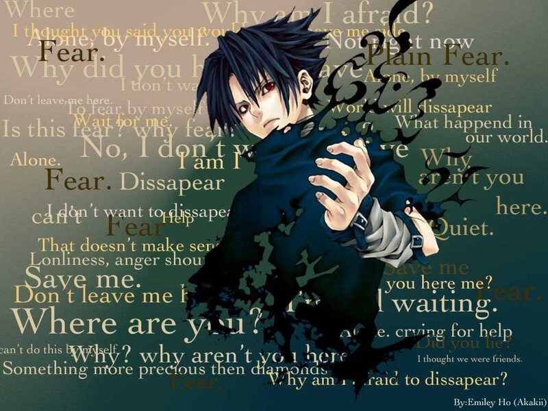 Anime Character with Dark Hair — Black, Dramatic, Anxious
