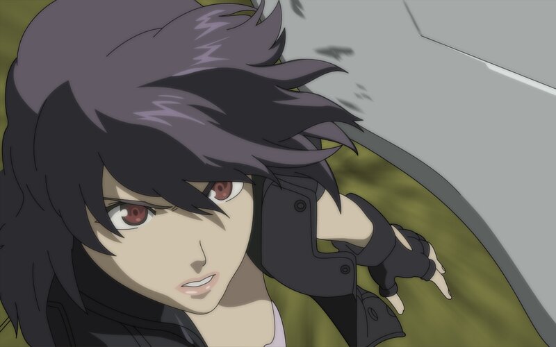 Anime Character with Dark Hair — Black, Dramatic, Red Eyes, Gloves