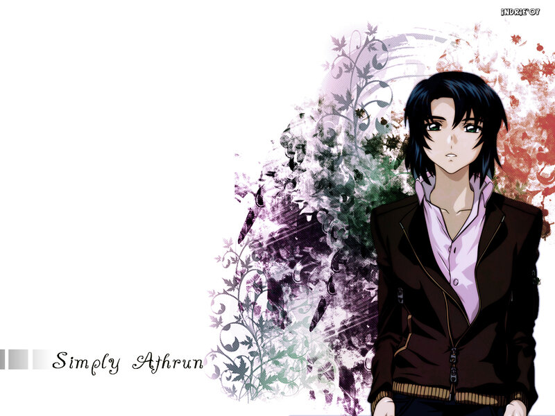 Anime Character with Dark Hair — Black, Neutral