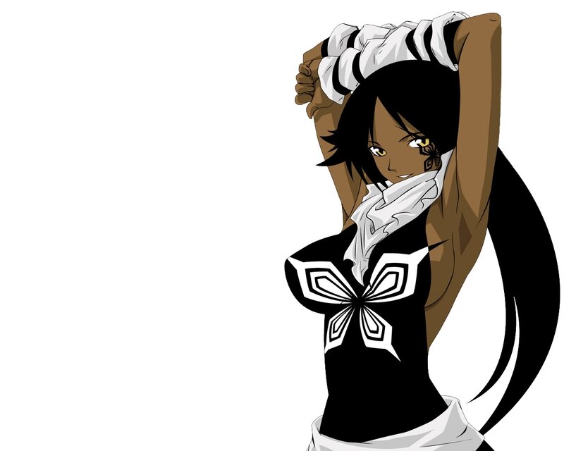 Anime Character with Dark Skin