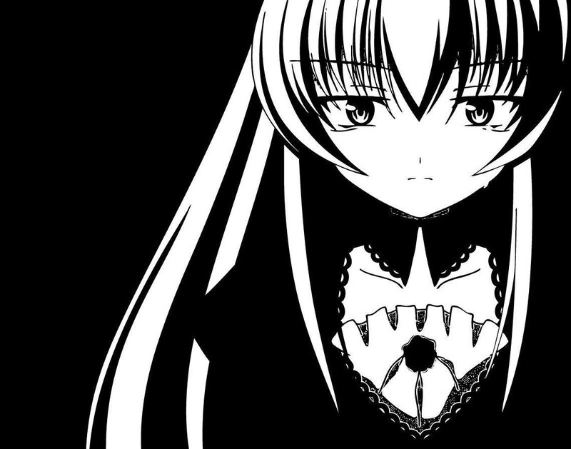 anime character with dark theme