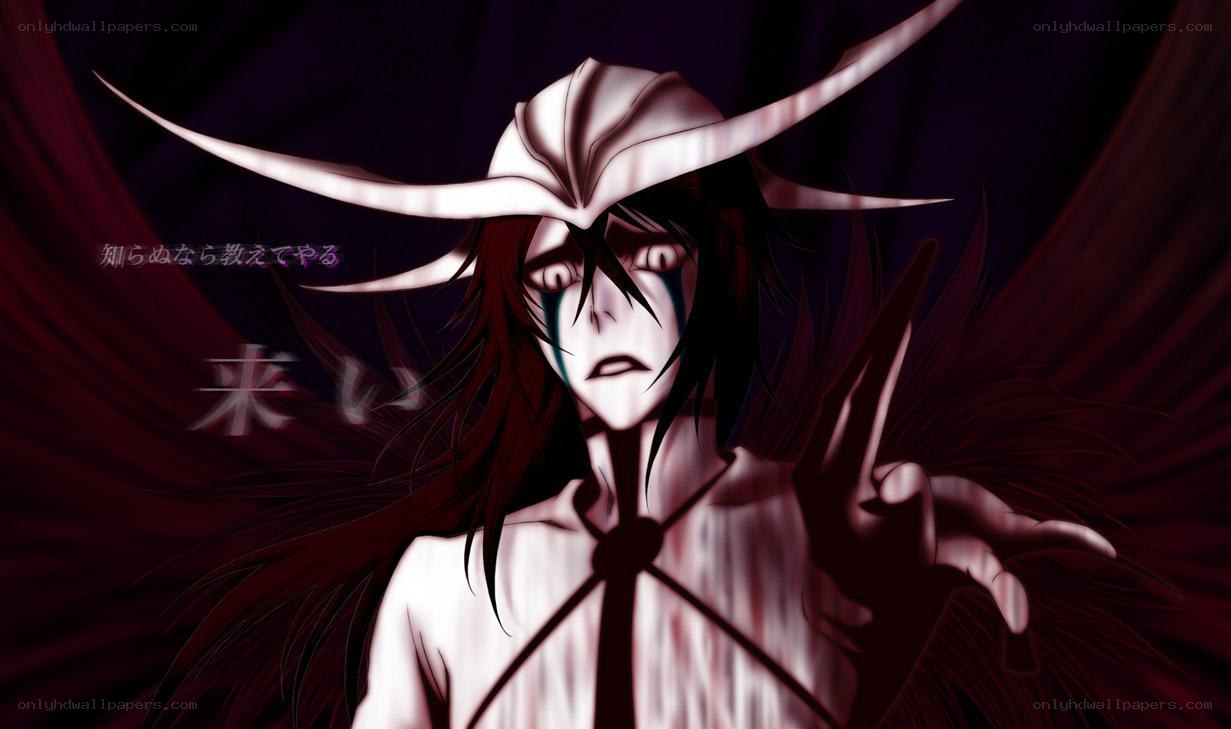 Anime character with dark wings