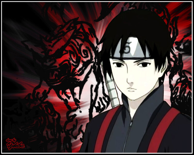 Anime Character with Demon — Black