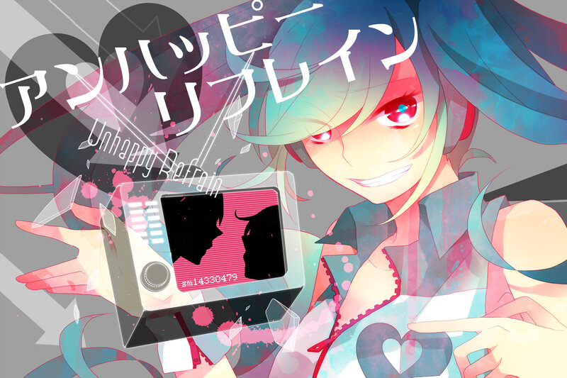 Anime Character with Device — Blue, Dramatic