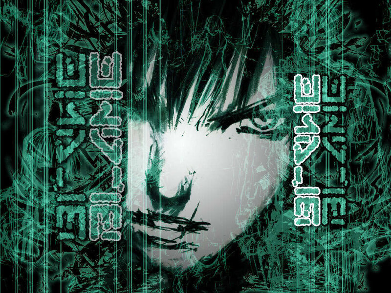 anime character with digital effects