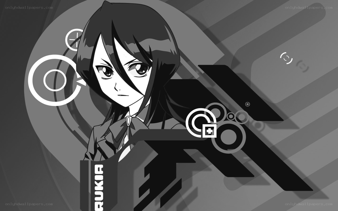 anime character with digital interface