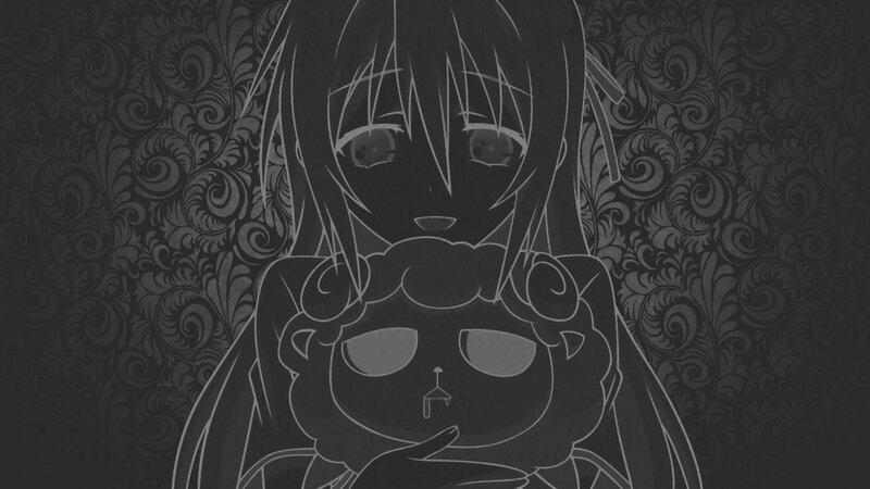 anime character with doll