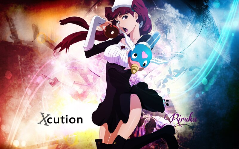anime character with donut
