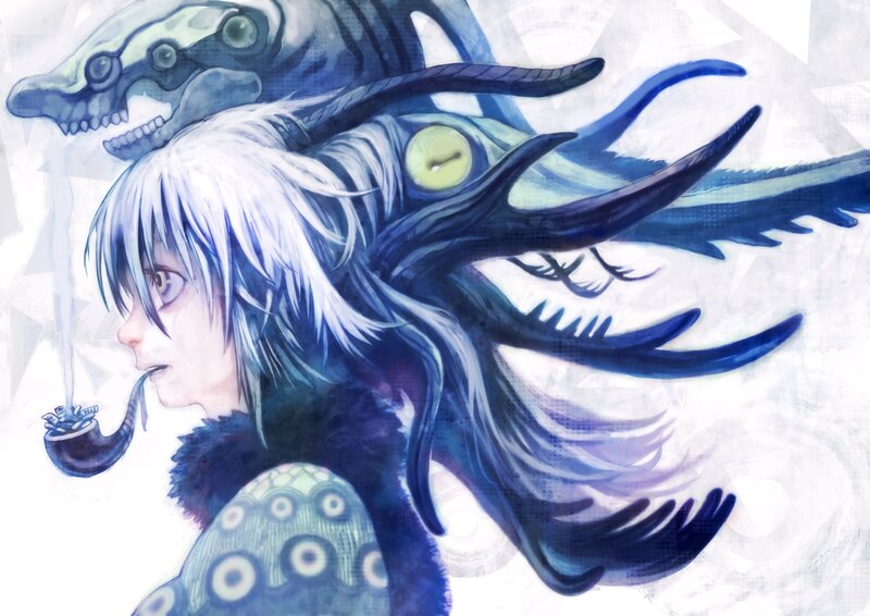 anime character with dragon
