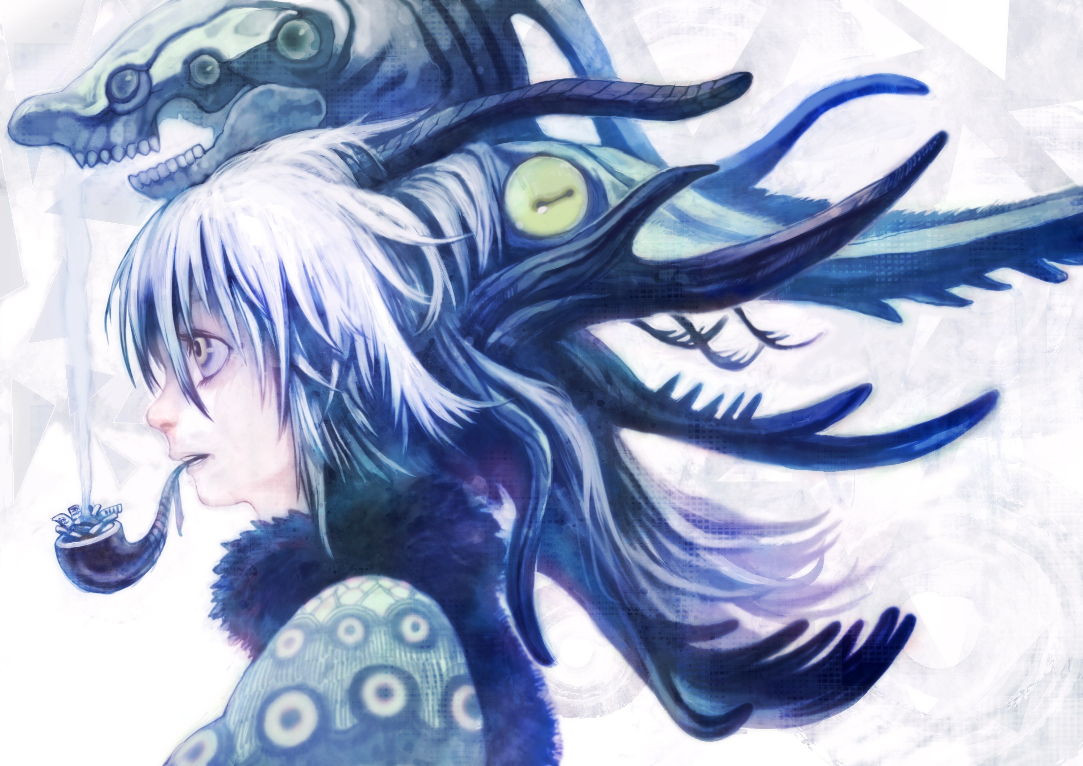 anime character with dragon